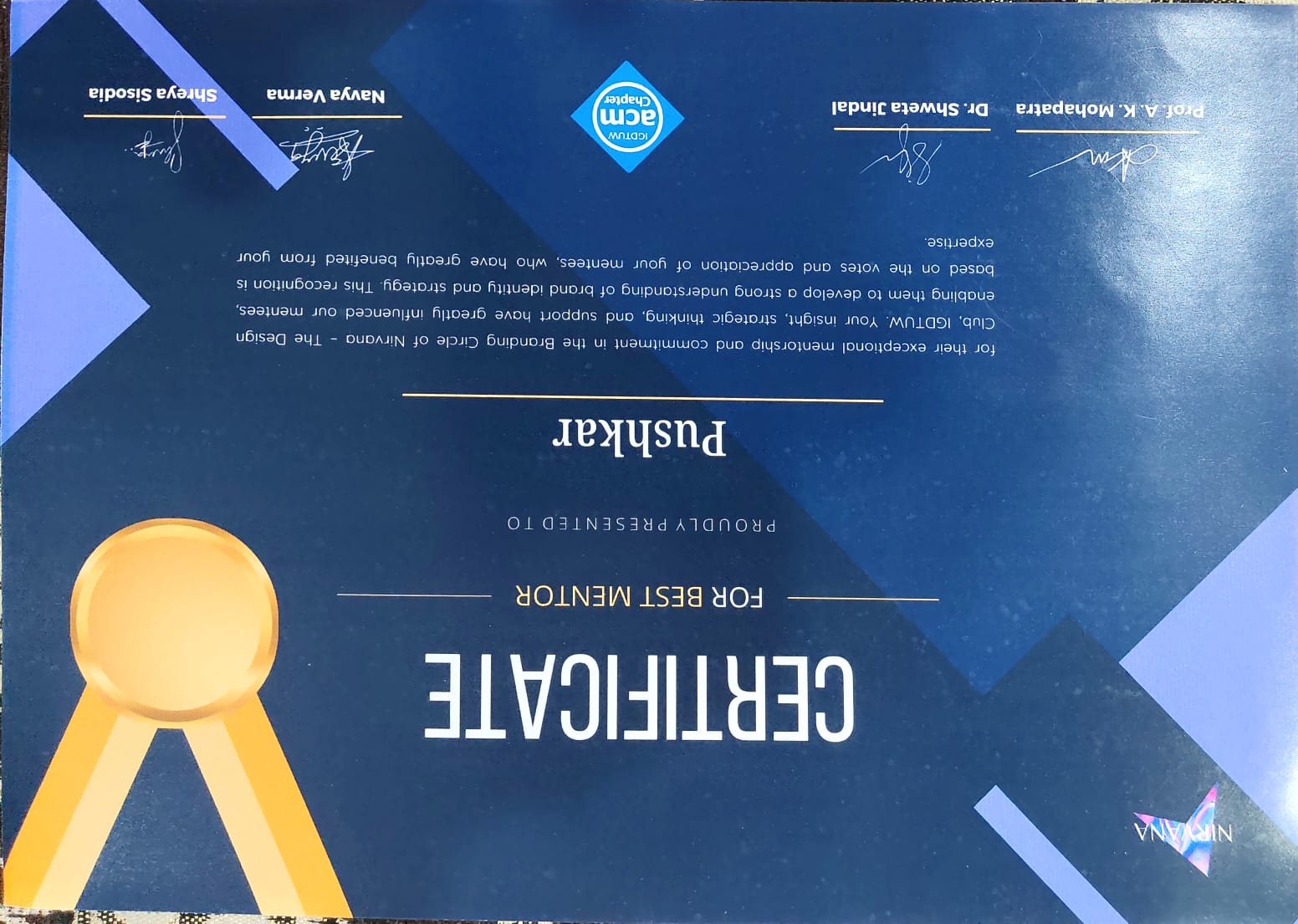 Certificates